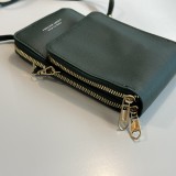 Mini sac à main élégant pochette universelle pour smartphone - Noir