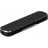 Mini support pliable pour smartphone et tablette en aluminium - Noir