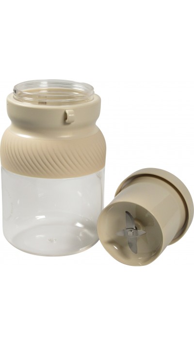 Mixeur portable à batterie Smoothie Maker grande capacité 1L portable avec dragonne - Blanc