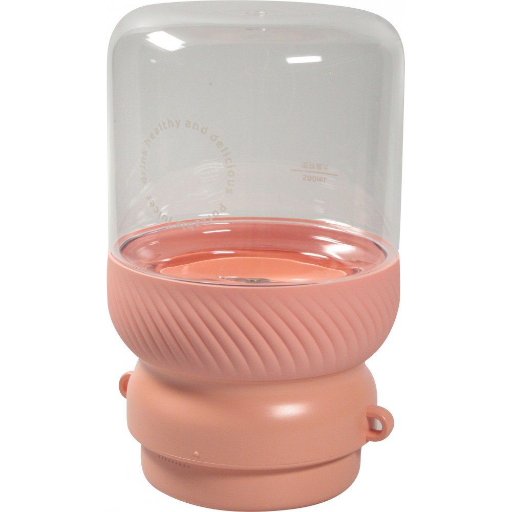 Mixeur portable à batterie Smoothie Maker grande capacité 1L portable avec dragonne - Rose