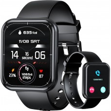 Montre connectée smartwatch Choetech WT001 Bluetooth 5.0 étanche IP67 (fonction de réponse aux appels, modes sport multiples) - Noir