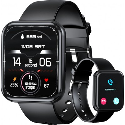 Montre connectée smartwatch Choetech WT001 Bluetooth 5.0 étanche IP67 (fonction de réponse aux appels, modes sport multiples) - Noir