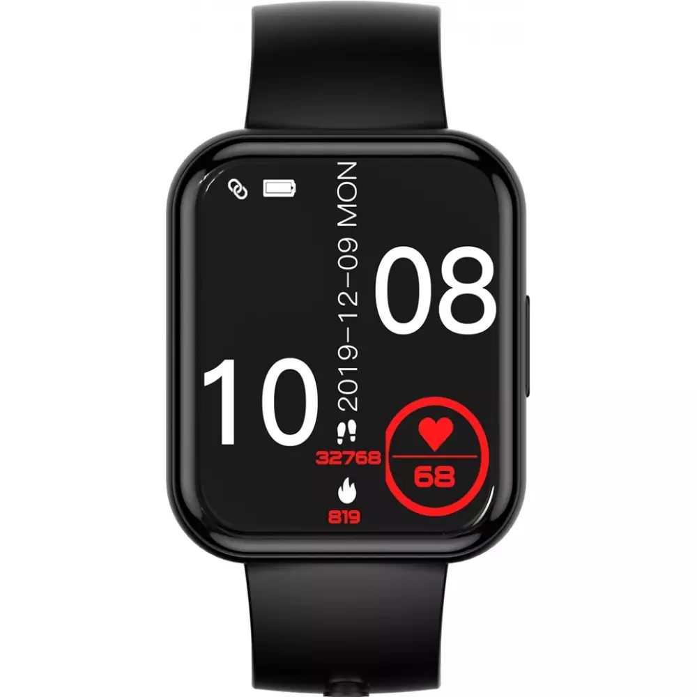 Choetech WT001 Smartwatch Bluetooth 5.0 IP67 wasserdicht - Multifunktionale Sportuhr mit Anrufbeantwortung - Schwarz
