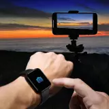 Choetech WT001 Smartwatch Bluetooth 5.0 IP67 wasserdicht - Multifunktionale Sportuhr mit Anrufbeantwortung - Schwarz