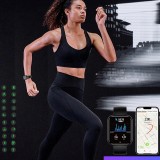 Montre connectée smartwatch Choetech WT001 Bluetooth 5.0 étanche IP67 (fonction de réponse aux appels, modes sport multiples) - Noir