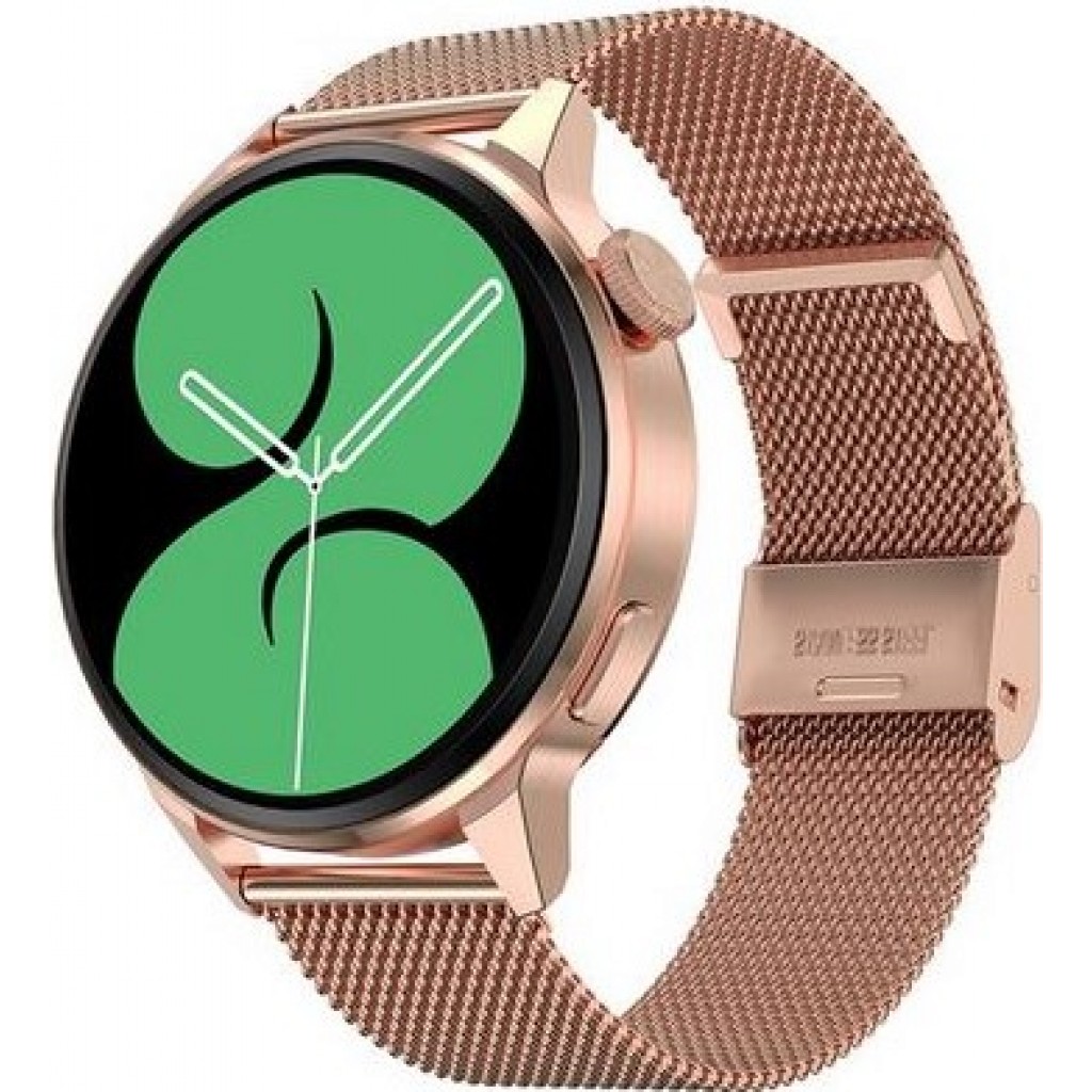 Universal Smartwatch DT4+ mit Mailänder Edelstahl Armband NFC/ECG