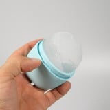 Ice Face Roller Kryotherapie aus Silikon für Anti-Aging- und Ermüdungsmassage - Hellblau