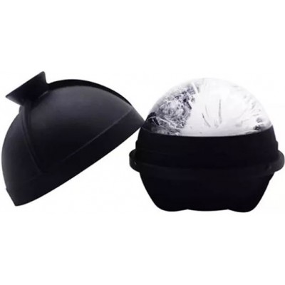 Moule à glaçon boule pour cocktails et Longdrinks silicone - Noir