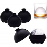 Moule à glaçon boule pour cocktails et Longdrinks silicone - Noir