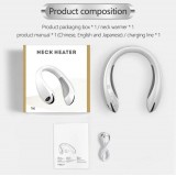 Neck warmer électronique & sans fil T66 - Appareil de chauffage portable stylé avec affichage numérique - Blanc