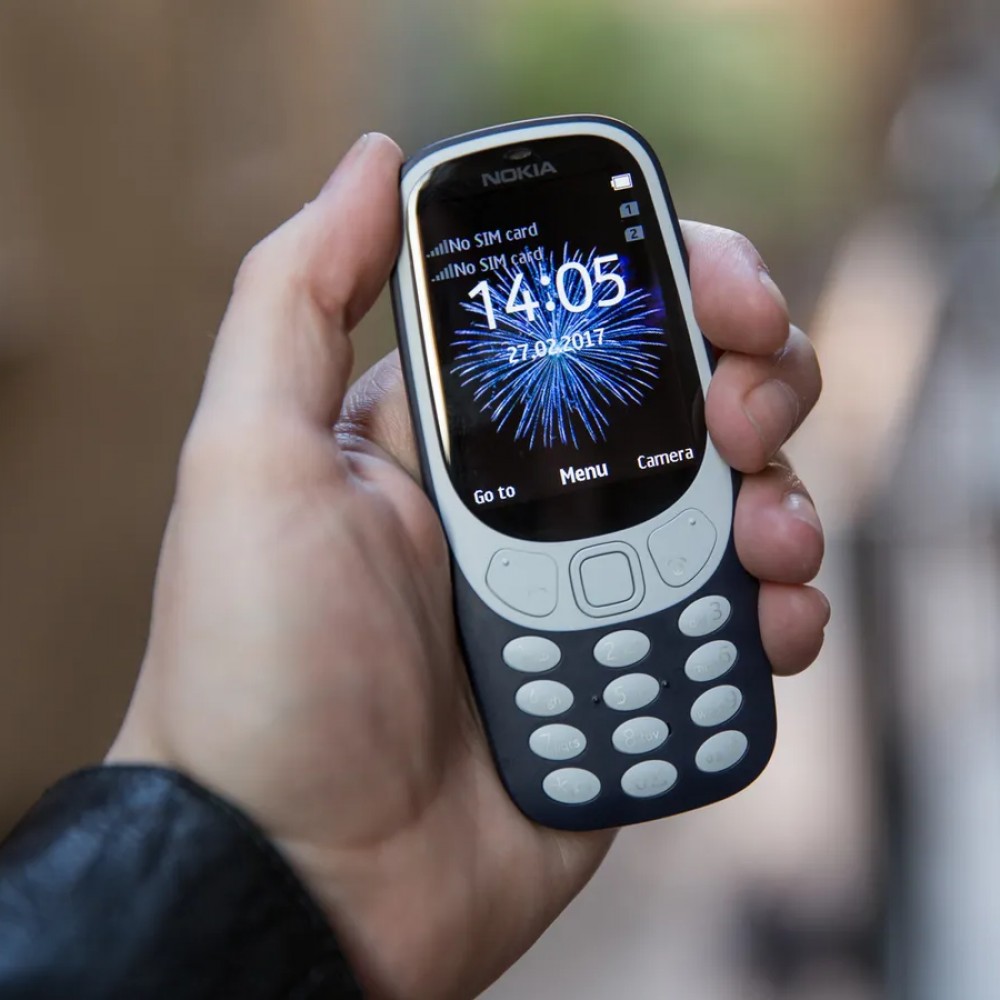 Nokia 3310 - 2G (T1030) - Téléphone portable néo-rétro - Bleu