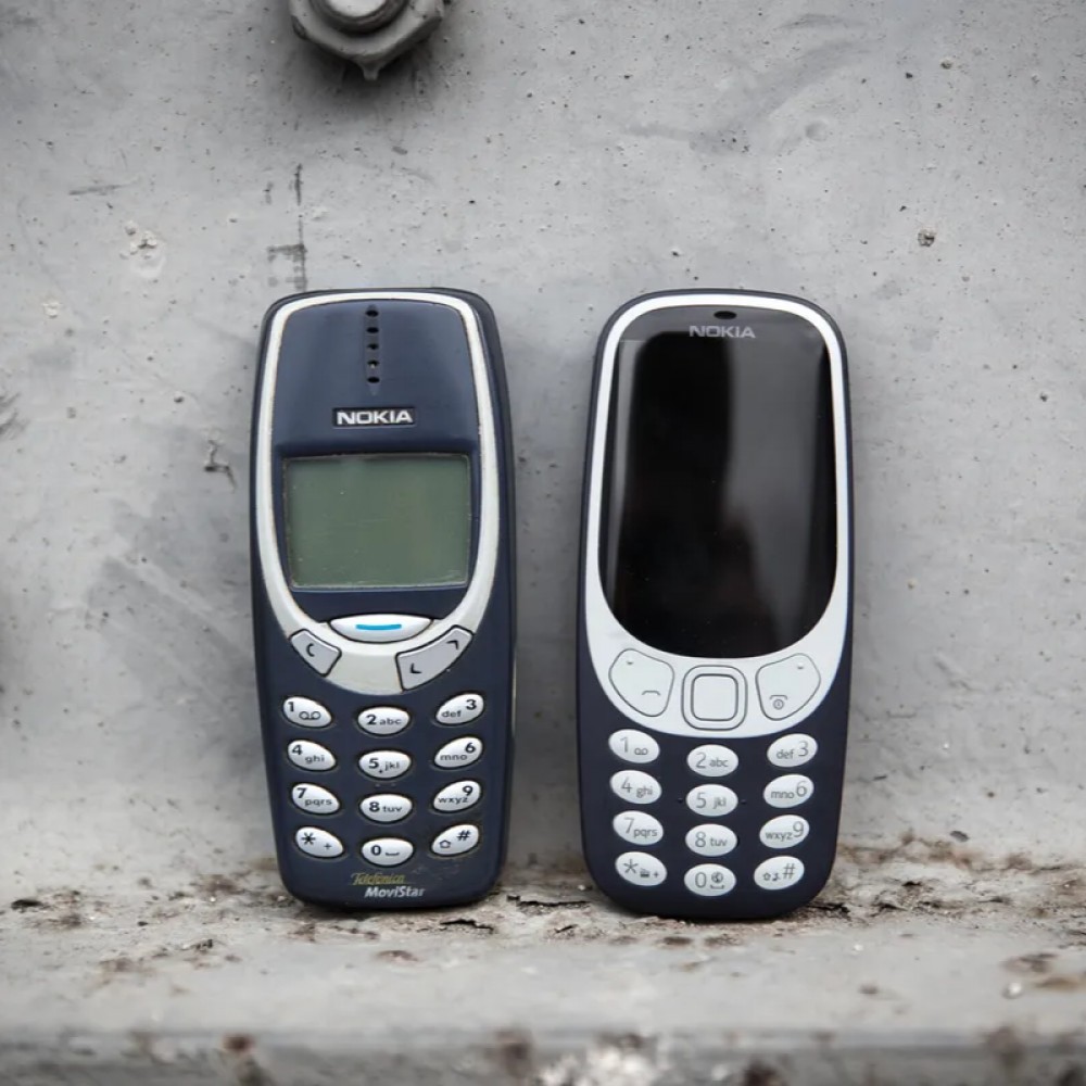 Nokia 3310 - 2G (T1030) - Téléphone portable néo-rétro - Bleu