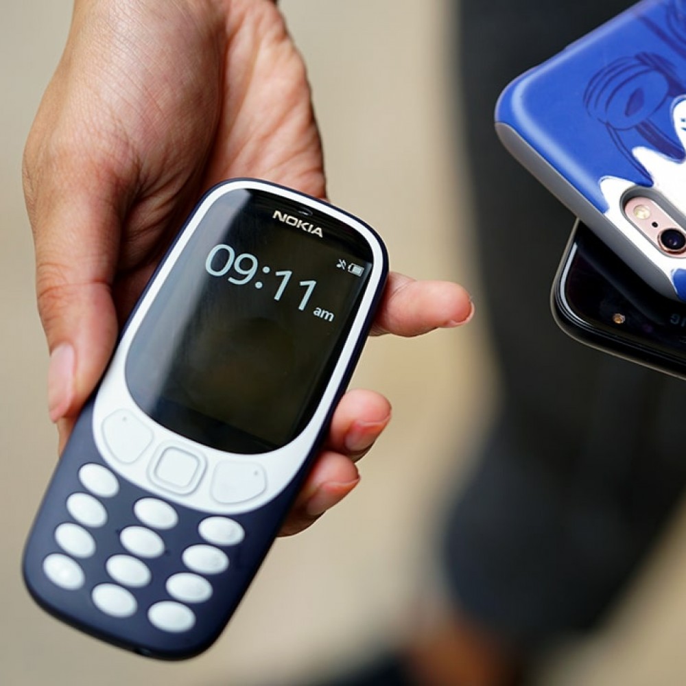 Nokia 3310 - 2G (T1030) - Téléphone portable néo-rétro - Bleu