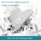 Premium Edelstahl Gua Sha Gesichtsmassage-Werkzeug mit eleganter Geschenkbox - Silber
