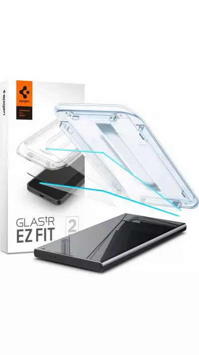 Spigen Glas.tR EZ Fit 2er-Pack Schutzfolien mit einfachem Installationssystem - Galaxy S24 Ultra