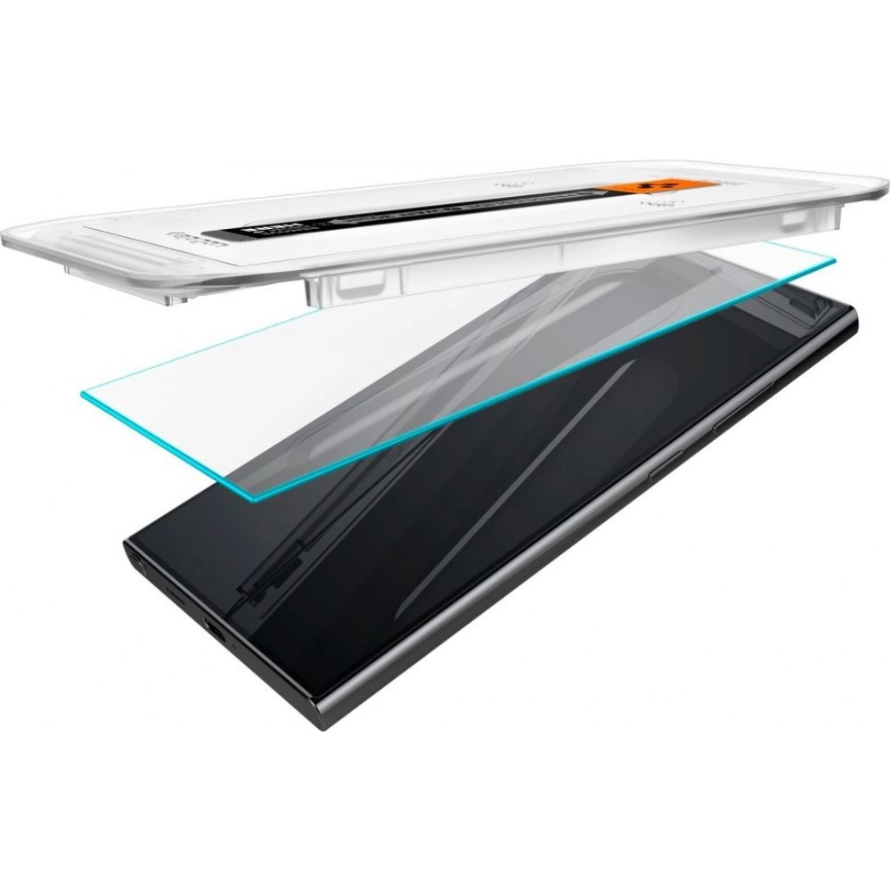 Spigen Glas.tR EZ Fit 2er-Pack Schutzfolien mit einfachem Installationssystem - Galaxy S24 Ultra