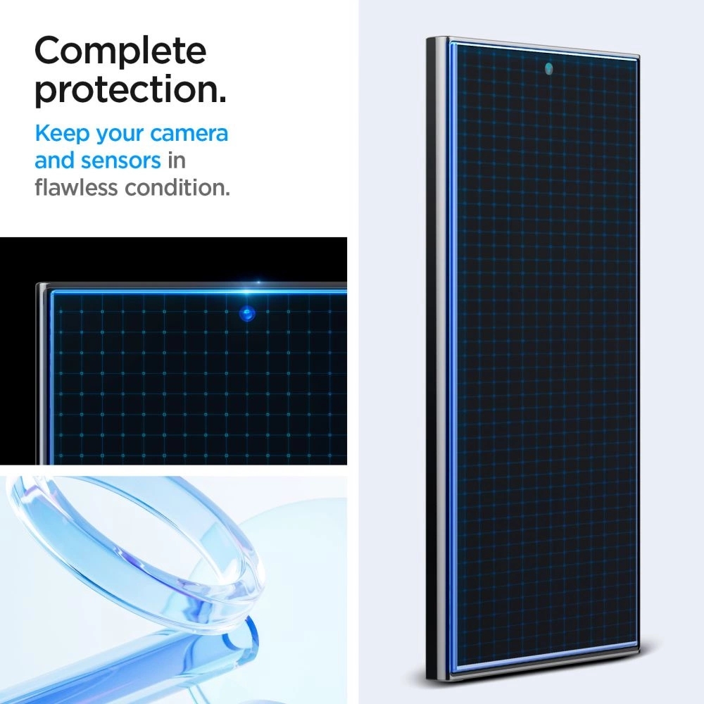 Spigen Glas.tR EZ Fit 2er-Pack Schutzfolien mit einfachem Installationssystem - Galaxy S24 Ultra
