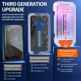 Pack de 2 vitres de protection anti-espion avec kit d installation automatique rapide et anti-poussière - iPhone 15