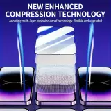 2er-Pack Anti-Spy Schutzscheiben mit automatischem Schnellmontageset und Staubschutz - iPhone 17