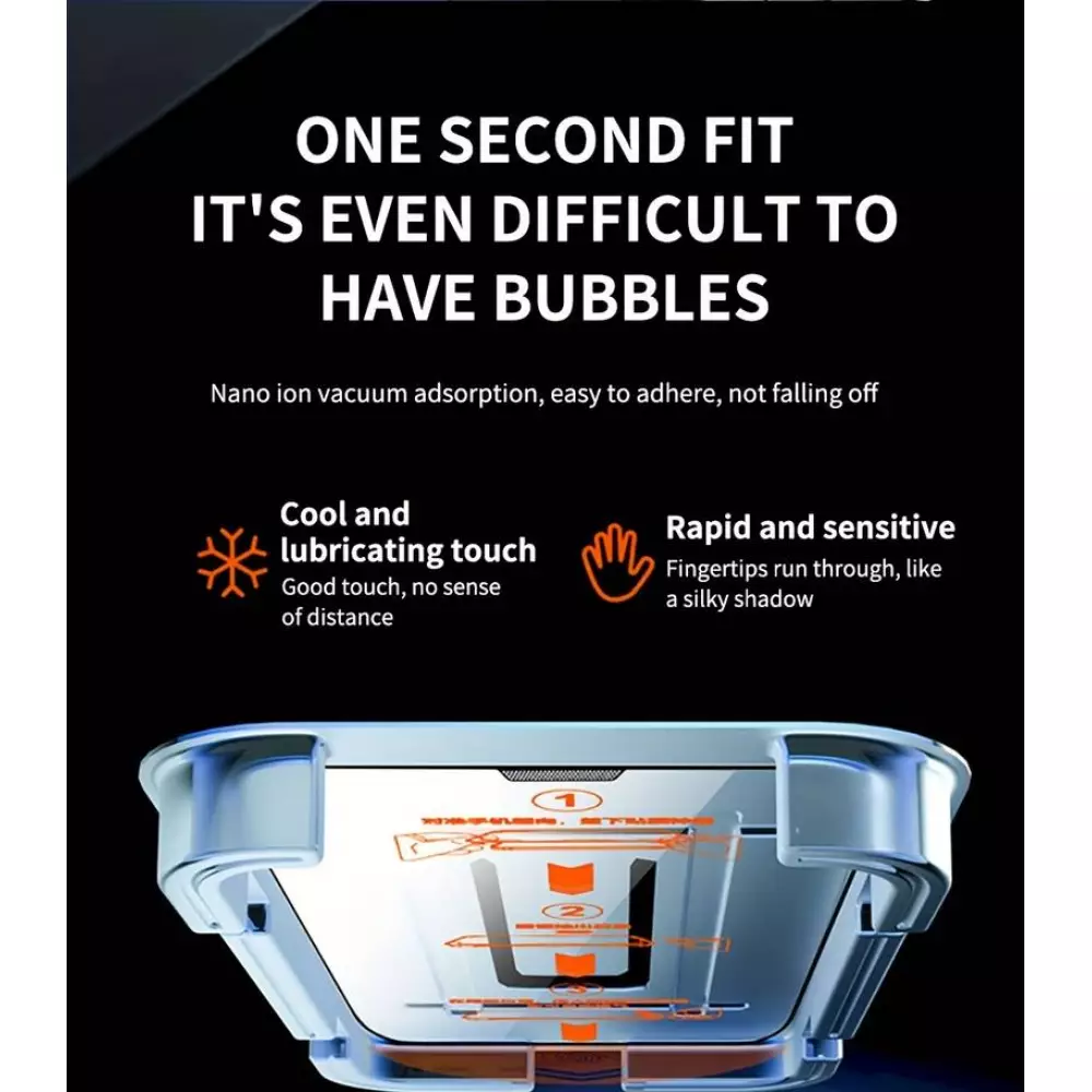 2er-Pack Anti-Spy Schutzscheiben mit automatischem Schnellmontageset und Staubschutz - iPhone 17