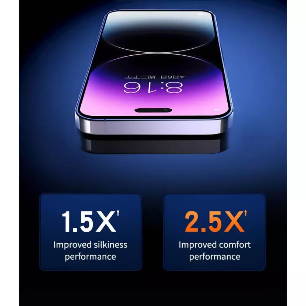 2er-Pack Anti-Spy Schutzscheiben mit automatischem Schnellmontageset und Staubschutz - iPhone 17