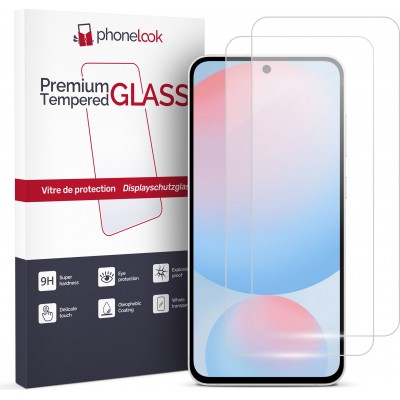 Pack de 2 vitres de protection d'&eacute;cran en verre tremp&eacute; - Galaxy S24+