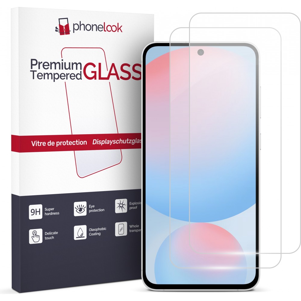 Pack de 2 vitres de protection d'écran en verre trempé - Galaxy S24