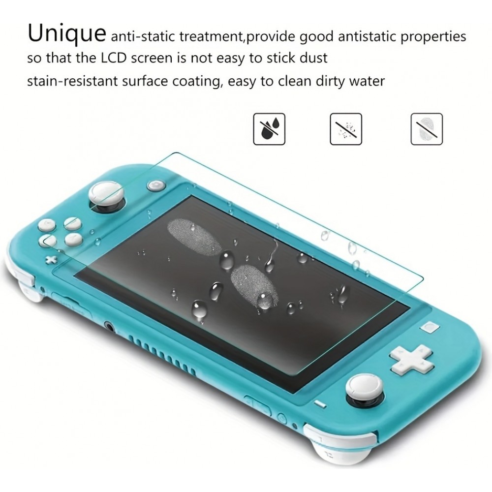 Pack de 2 vitres de protection d'écran en verre trempé pour Nintendo Switch 1