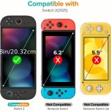 Pack de 2 vitres de protection d'écran en verre trempé pour Nintendo Switch 2