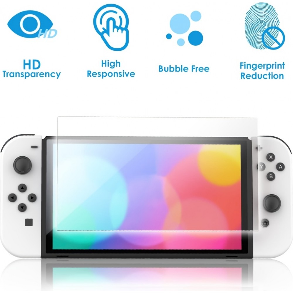 Pack de 2 vitres de protection d'écran en verre trempé pour Nintendo Switch 2