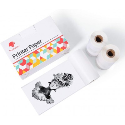 Pack de 3 rouleaux papier thérmiques pour imprimante Phomemo T02