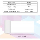 Set von 3 Thermische Papierrollen für Mobile Drucker Phomemo T02