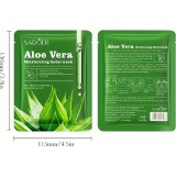 8er Pack Aloe Vera Tuchmasken feuchtigkeitsspendend und straffend mit Hyaluronsäure alkoholfrei