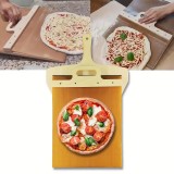 Schiebepizzaschaufel - Spatel mit Griff für die Küche - ideal für Pizza- & Kuchenteig