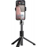 Selfie-Stick Teleskopstange mit Stativ Dudao F18B für Smartphone und Kamera - Schwarz