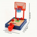Kleines Tisch-Finger-Basketball Spiel für Zuhause oder im Büro für 1 oder mehrere Spieler - Blau rot
