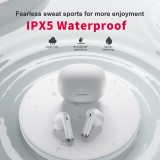PhoneLook Pods 2 - Ecouteurs Bluetooth 5.3 sans fil TWS In-Ear ENC + boîte de chargement - Blanc