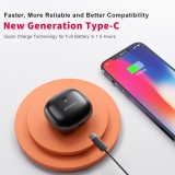 PhoneLook Pods 2 - Ecouteurs Bluetooth 5.3 sans fil TWS In-Ear ENC + boîte de chargement - Noir