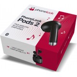 PhoneLook Pods 2 - Ecouteurs Bluetooth 5.3 sans fil TWS In-Ear ENC + boîte de chargement - Noir