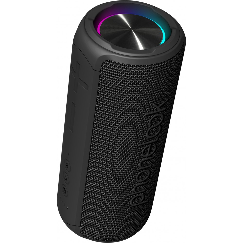 PhoneLook Soundbox LED - Enceinte Bluetooth portable sans fil étanche avec  jeu de lumière (12W, USB-C) - Acheter sur PhoneLook