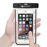 Wasserdichte Smartphone Tüte mit berührungsempfindlicher Hülle PhoneLook - Schwarz