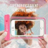 Wasserdichte Smartphone Tüte mit berührungsempfindlicher Hülle PhoneLook - Rosa