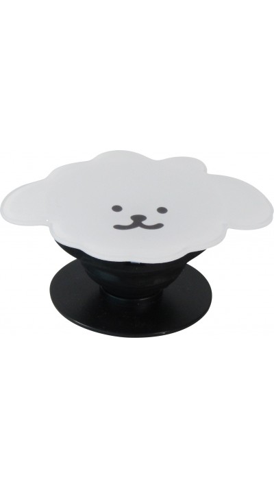 Phone Grip - Support de doigt interchangeable pour Smartphone / Tablettes - Nuage avec visage