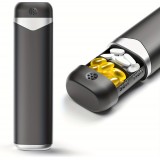 Pilulier portable semainier 7 jours boîte à pilules compacte distributeur de médicaments - Noir