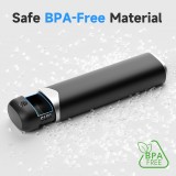 Pilulier portable semainier 7 jours boîte à pilules compacte distributeur de médicaments - Noir