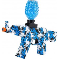 Blaster Gun - Pistolet à billes d'eau électrique hydrogel ball avec lunettes de protection & 1000 billes de gel - Bleu
