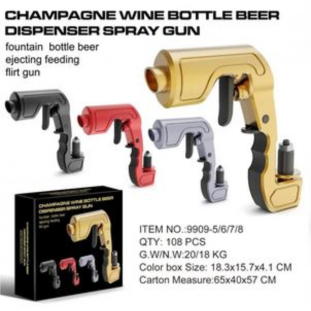 Pistolet pulvérisateur de bière et de champagne pour les fêtes