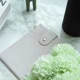 Pochette à bandoulière universelle pour smartphone en cuir végétal avec lanière en cuir (végétal) - Violet clair
