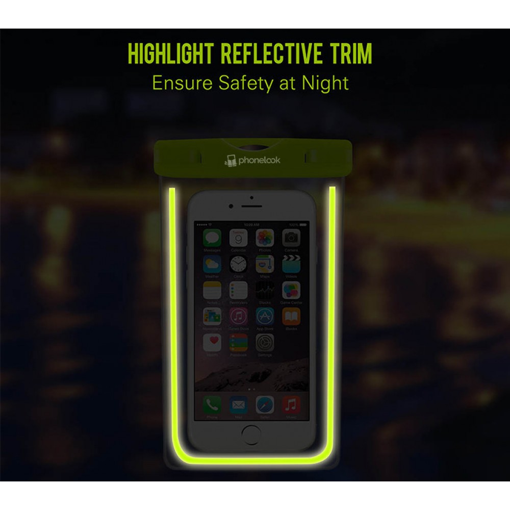 Pochette étanche waterproof pour smartphone avec capacité tactile PhoneLook - Vert