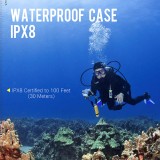 Pochette étanche waterproof pour smartphone avec capacité tactile PhoneLook - Vert